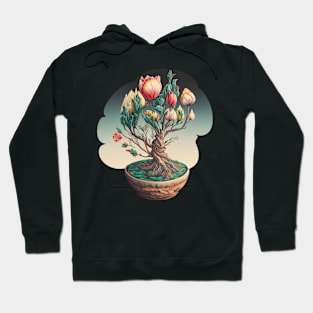 Surreal Tulip Bonsai Hoodie